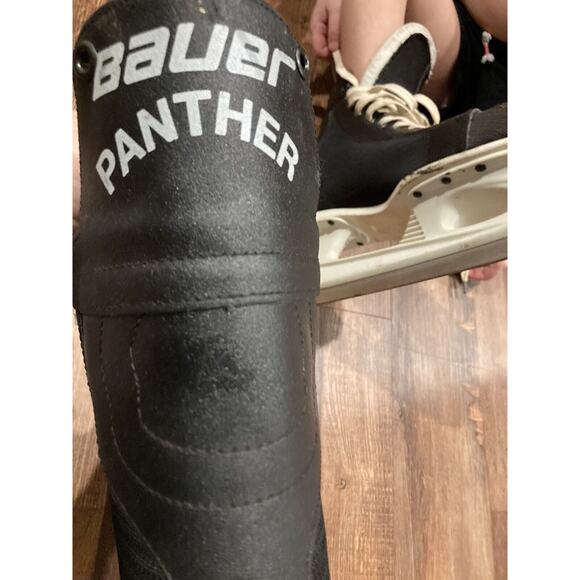 Vintage Bauer Black Panther Hockey Skates Size 10.5 D Men's Ice 81 - Picture 14 of 16